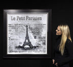 The Little Parisian - Original - SOLD by artist Mr Malcontent - Wyecliffe Galleries