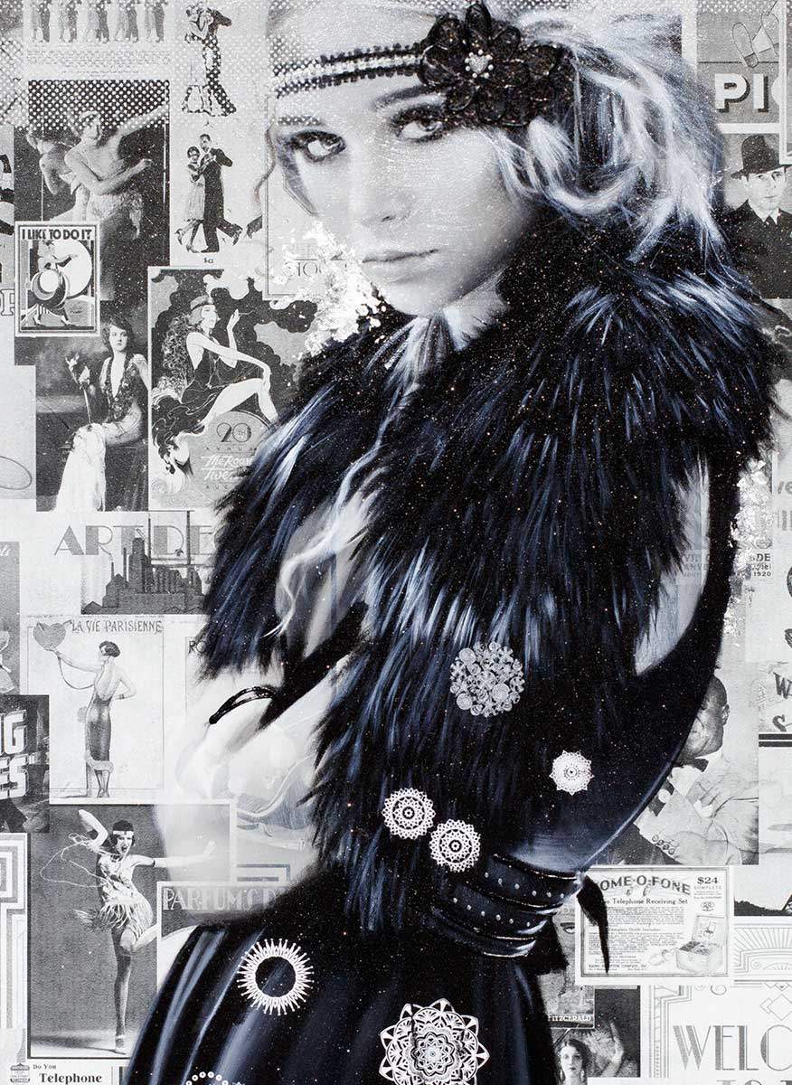 The Roaring Twenties - Original - SOLD by artist Mr Malcontent - Wyecliffe Galleries