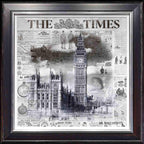 The Sunday Times - Original - SOLD by artist Mr Malcontent - Wyecliffe Galleries