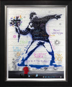 Throwing My Love at You - Original - SOLD by artist Mr Malcontent - Wyecliffe Galleries