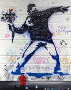 Throwing My Love at You - Original - SOLD by artist Mr Malcontent - Wyecliffe Galleries