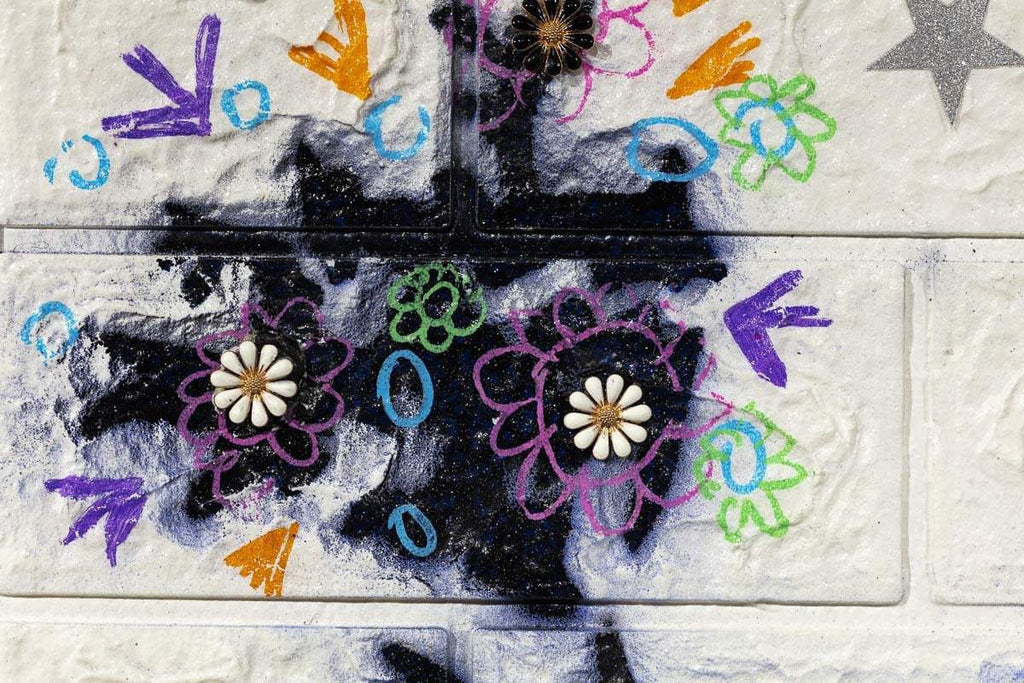 Throwing My Love at You - Original - SOLD by artist Mr Malcontent - Wyecliffe Galleries