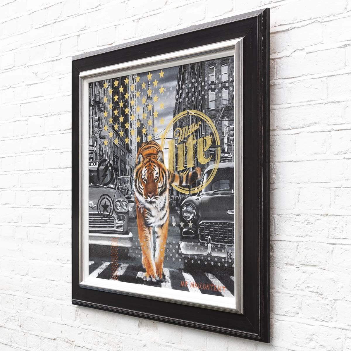 Tiger King - Original by artist Mr Malcontent - Wyecliffe Galleries