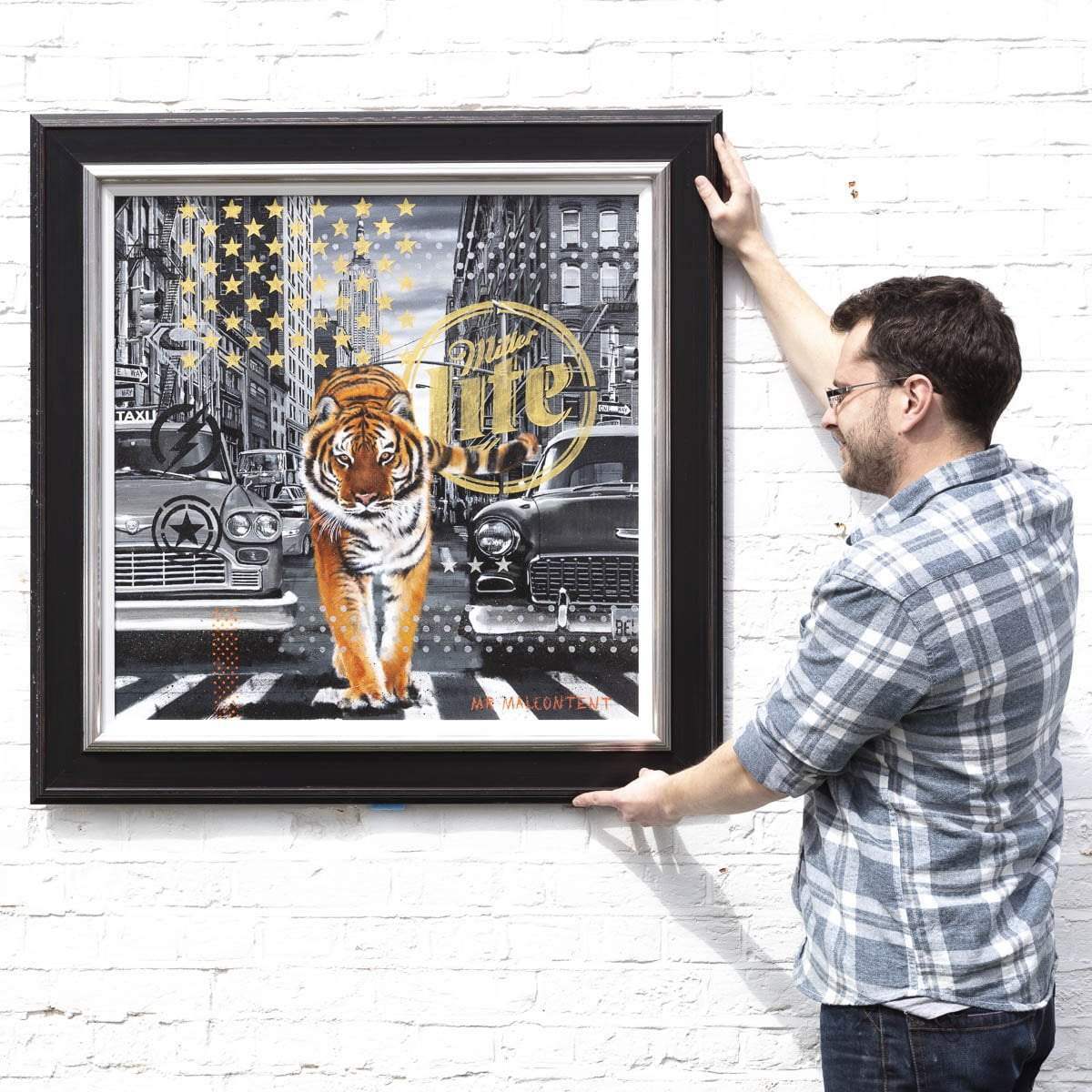 Tiger King - Original by artist Mr Malcontent - Wyecliffe Galleries