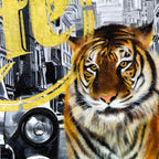 Tiger Prowl - Original - SOLD by artist Mr Malcontent - Wyecliffe Galleries