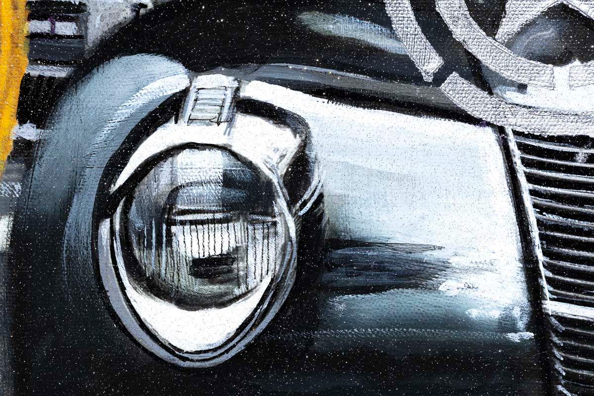 Tiger Prowl - Original - SOLD by artist Mr Malcontent - Wyecliffe Galleries