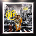 Tiger Prowl - Original - SOLD by artist Mr Malcontent - Wyecliffe Galleries