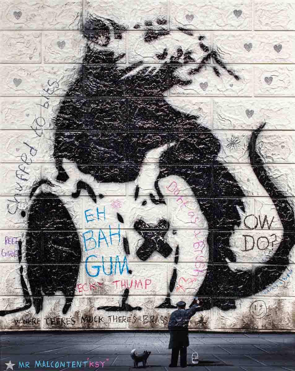 Toxic Waste - Original by artist Mr Malcontent - Wyecliffe Galleries