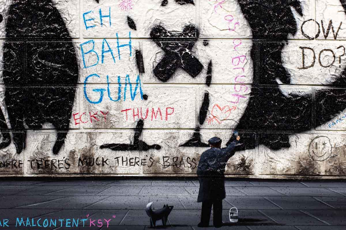 Toxic Waste - Original by artist Mr Malcontent - Wyecliffe Galleries