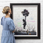 Uplifting - Original - SOLD by artist Mr Malcontent - Wyecliffe Galleries