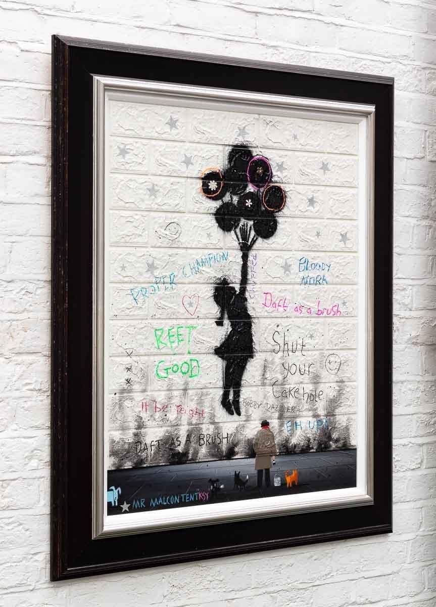 Uplifting - Original - SOLD by artist Mr Malcontent - Wyecliffe Galleries