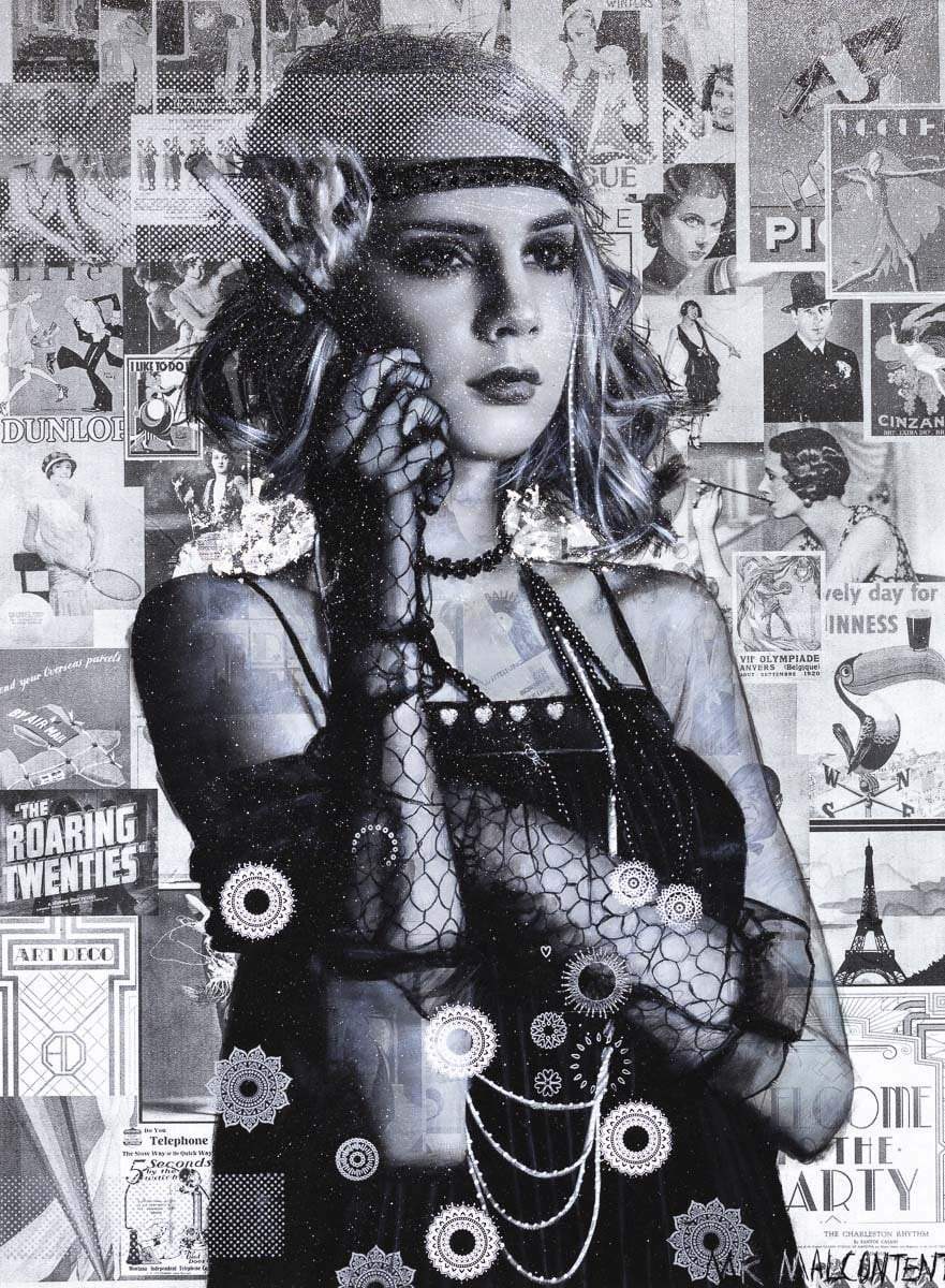 Vintage - Original - SOLD by artist Mr Malcontent - Wyecliffe Galleries