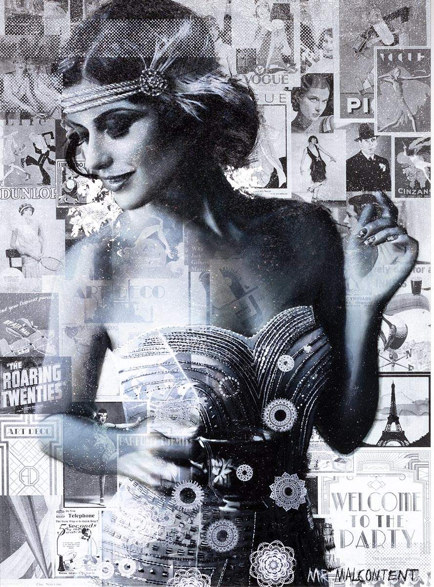 Vogue - Original - SOLD by artist Mr Malcontent - Wyecliffe Galleries