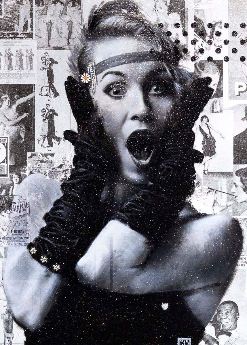 Welcome to the Party - Original - SOLD by artist Mr Malcontent - Wyecliffe Galleries