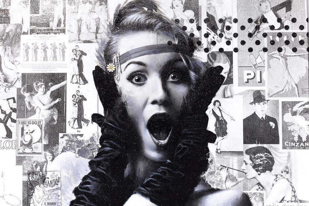 Welcome to the Party - Original - SOLD by artist Mr Malcontent - Wyecliffe Galleries