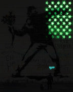 Wild Blooms - Original - SOLD by artist Mr Malcontent - Wyecliffe Galleries