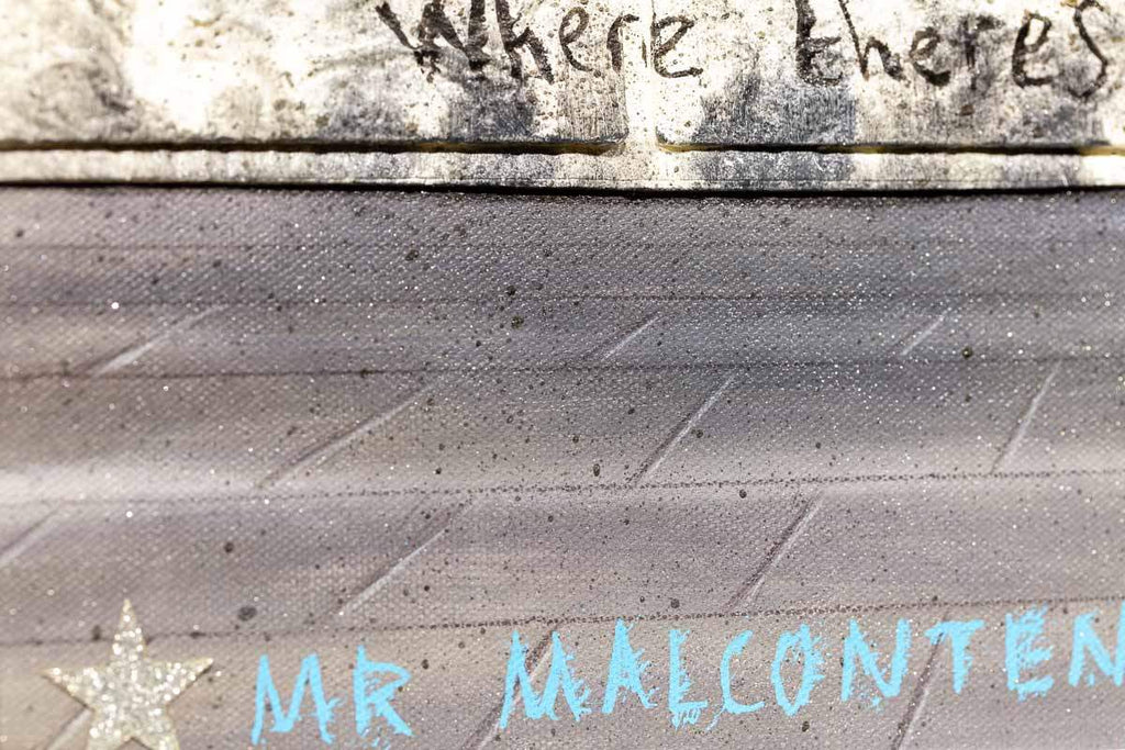 Wild Blooms - Original - SOLD by artist Mr Malcontent - Wyecliffe Galleries