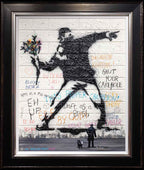 Wild Blooms - Original - SOLD by artist Mr Malcontent - Wyecliffe Galleries