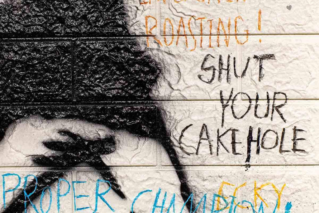 Wild Blooms - Original - SOLD by artist Mr Malcontent - Wyecliffe Galleries