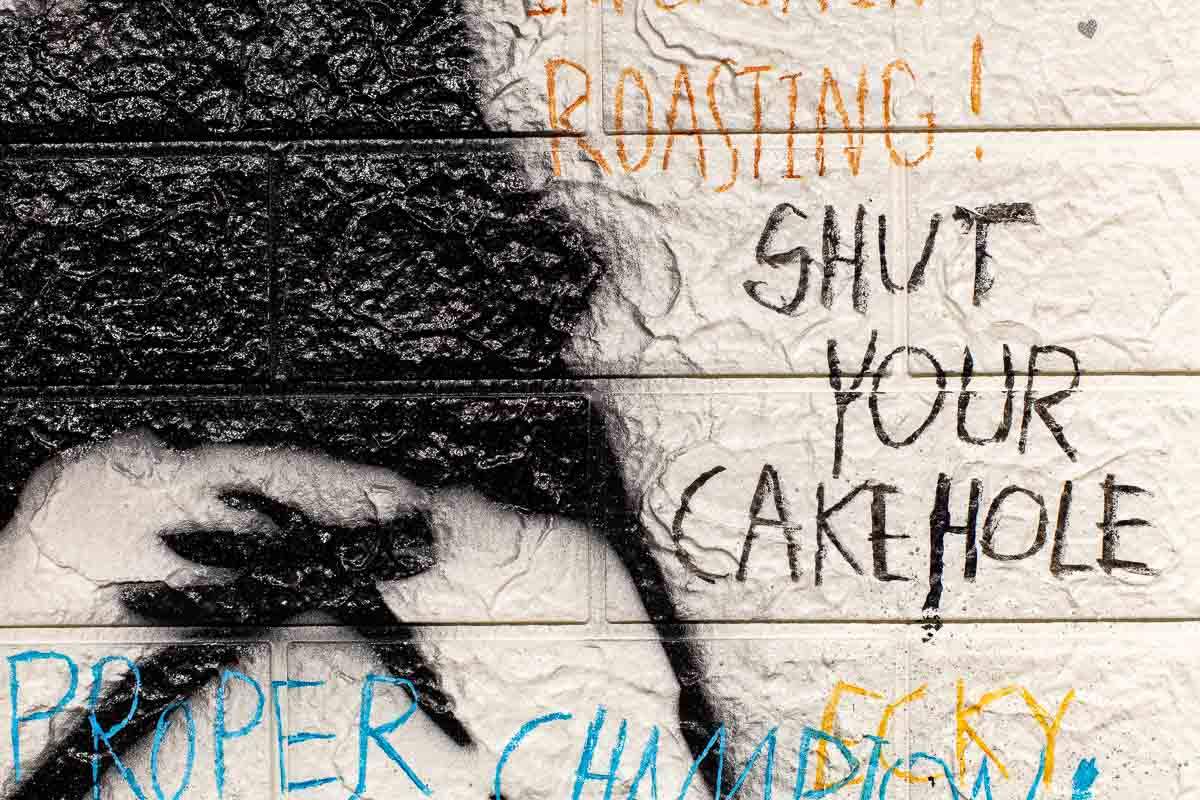 Wild Blooms - Original - SOLD by artist Mr Malcontent - Wyecliffe Galleries