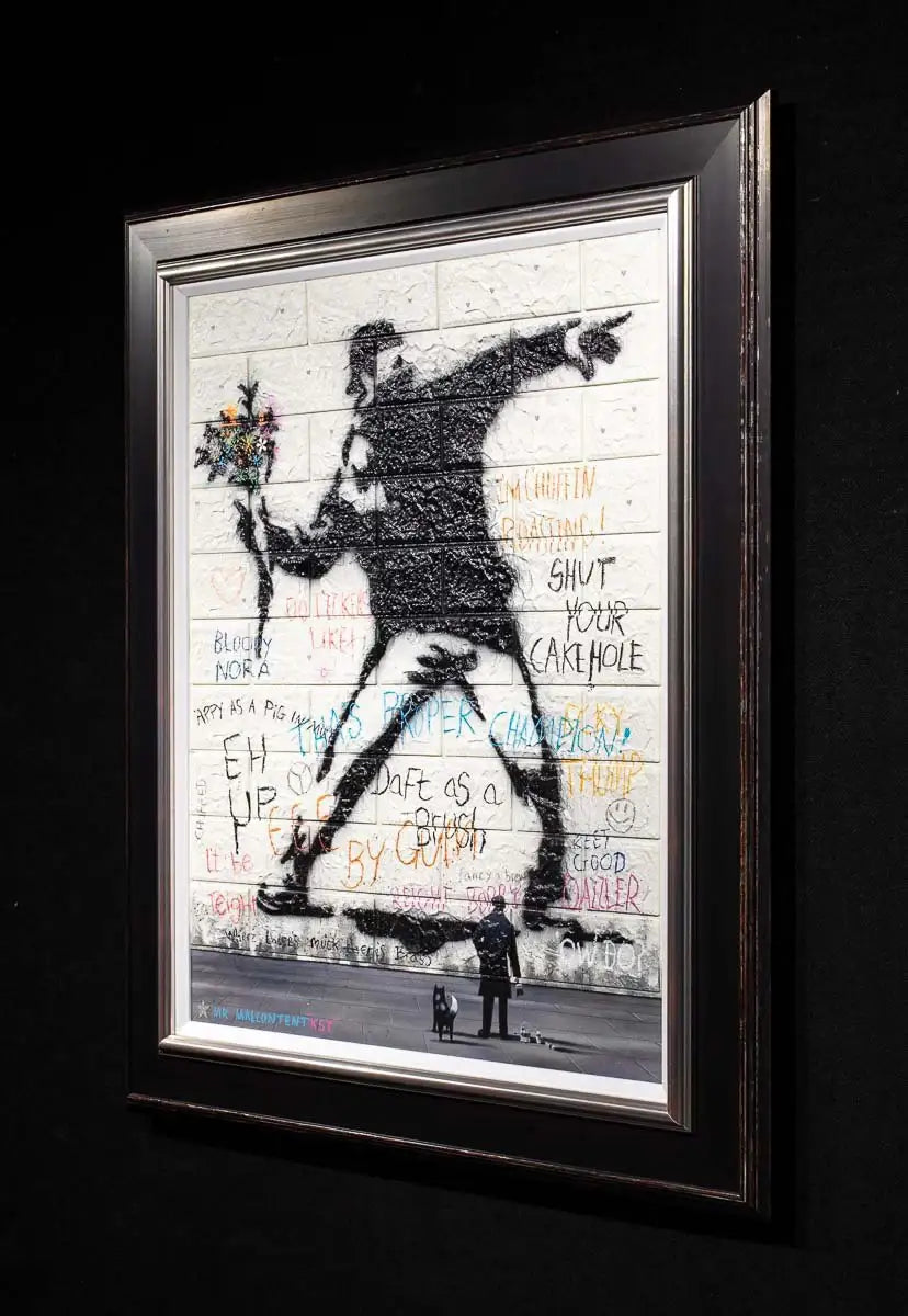 Wild Blooms - Original - SOLD by artist Mr Malcontent - Wyecliffe Galleries