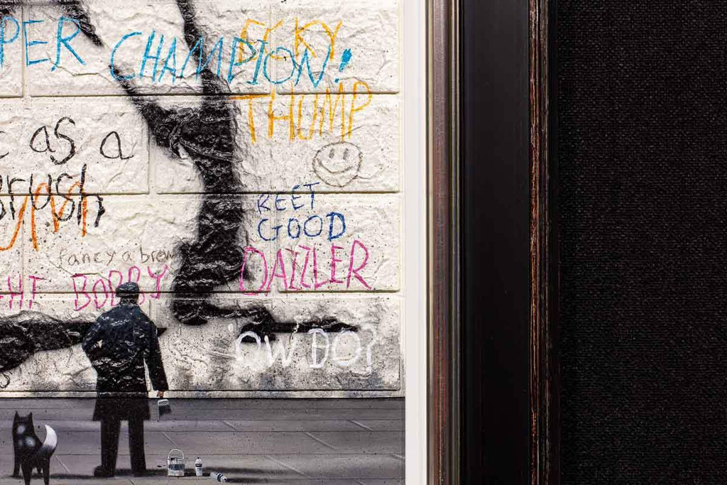 Wild Blooms - Original - SOLD by artist Mr Malcontent - Wyecliffe Galleries