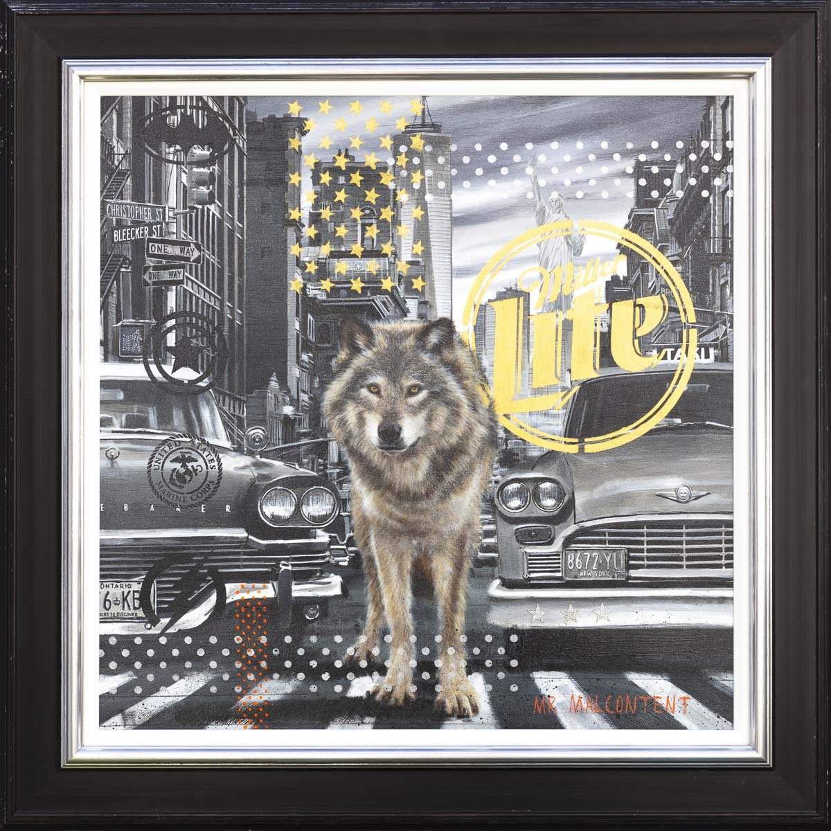 Wolf City Mr Malcontent Framed