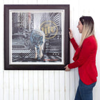 Wolf of Wall Street - Original - SOLD by artist Mr Malcontent - Wyecliffe Galleries