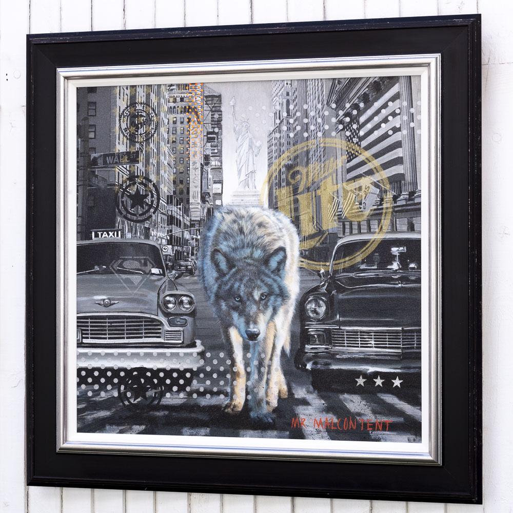 Wolf of Wall Street - Original Mr Malcontent Framed