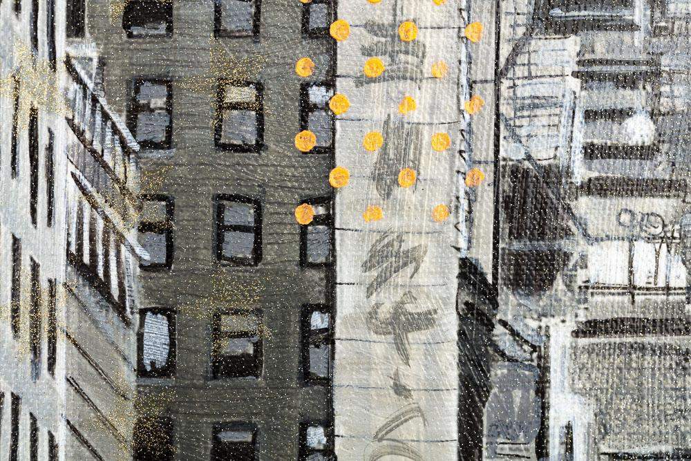 Wolf of Wall Street - Original - SOLD by artist Mr Malcontent - Wyecliffe Galleries