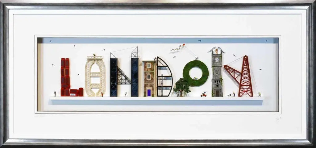 London Calling - SOLD by artist Nic Joly - Wyecliffe Galleries