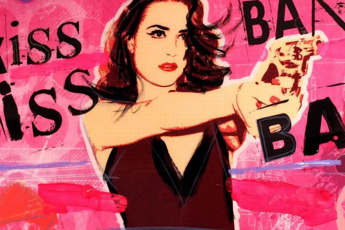 Kiss, Kiss, Bang, Bang - SOLD by artist Nick Goodwin - Wyecliffe Galleries