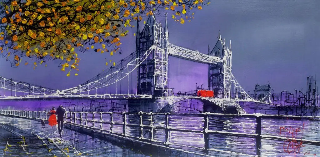 A London Icon - Original - SOLD by artist Nigel Cooke - Wyecliffe Galleries