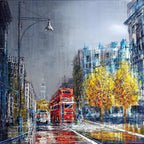A Moment in London - Original - SOLD by artist Nigel Cooke - Wyecliffe Galleries