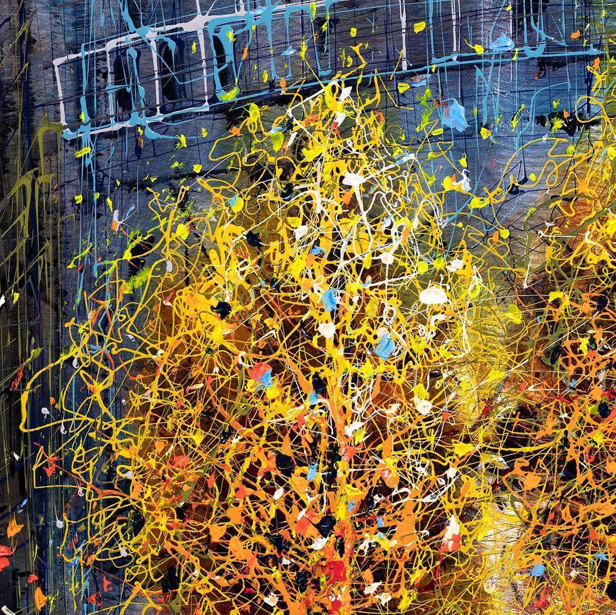 A Moment in London - Original - SOLD by artist Nigel Cooke - Wyecliffe Galleries