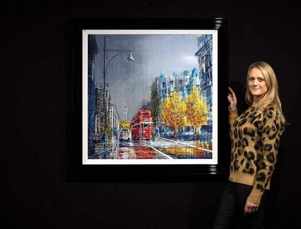 A Moment in London - Original - SOLD by artist Nigel Cooke - Wyecliffe Galleries