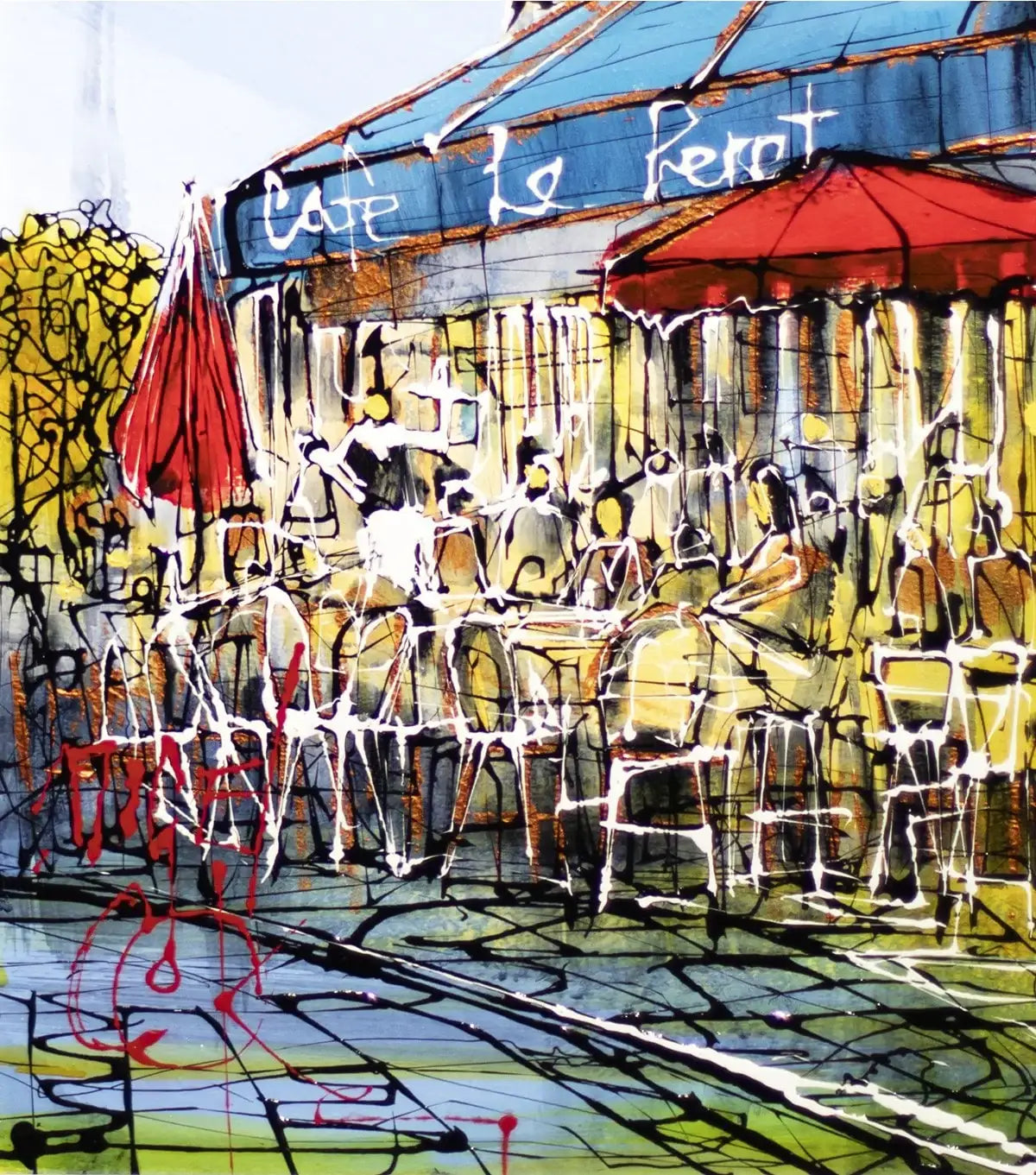 A Peaceful Day - SOLD by artist Nigel Cooke - Wyecliffe Galleries