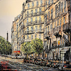 A Quiet Moment in Paris by artist Nigel Cooke - Wyecliffe Galleries