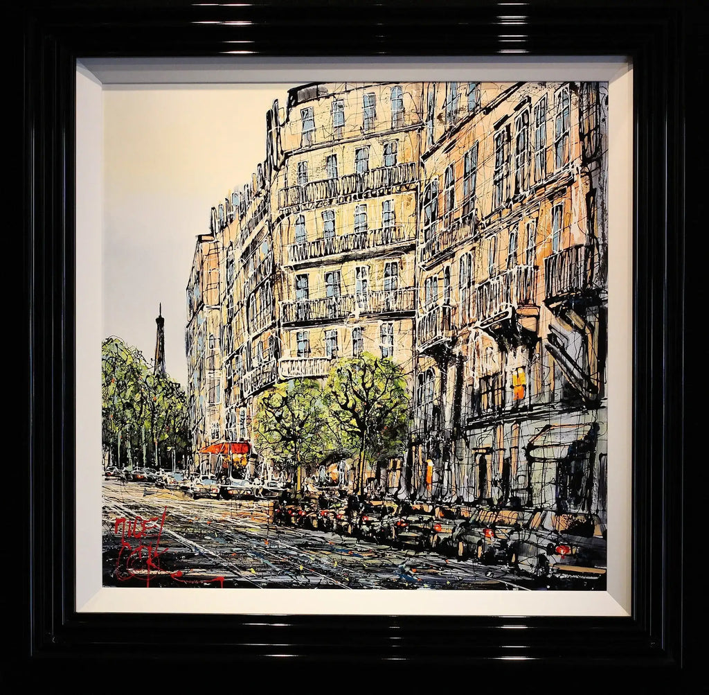 A Quiet Moment in Paris by artist Nigel Cooke - Wyecliffe Galleries