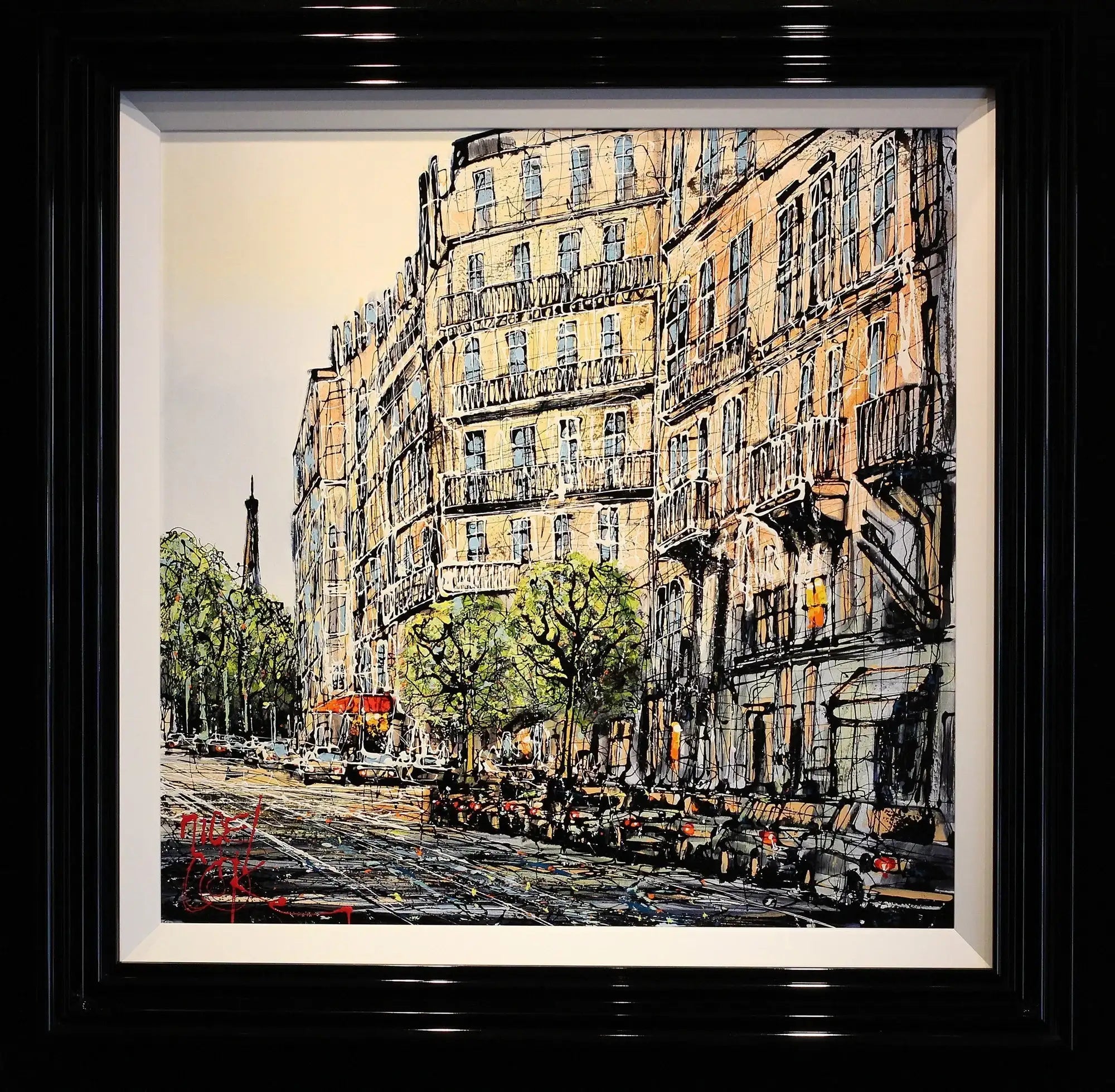 A Quiet Moment in Paris by artist Nigel Cooke - Wyecliffe Galleries