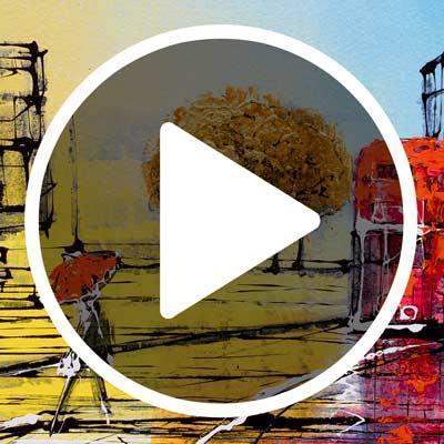 A Rare Occasion - Original - SOLD by artist Nigel Cooke - Wyecliffe Galleries