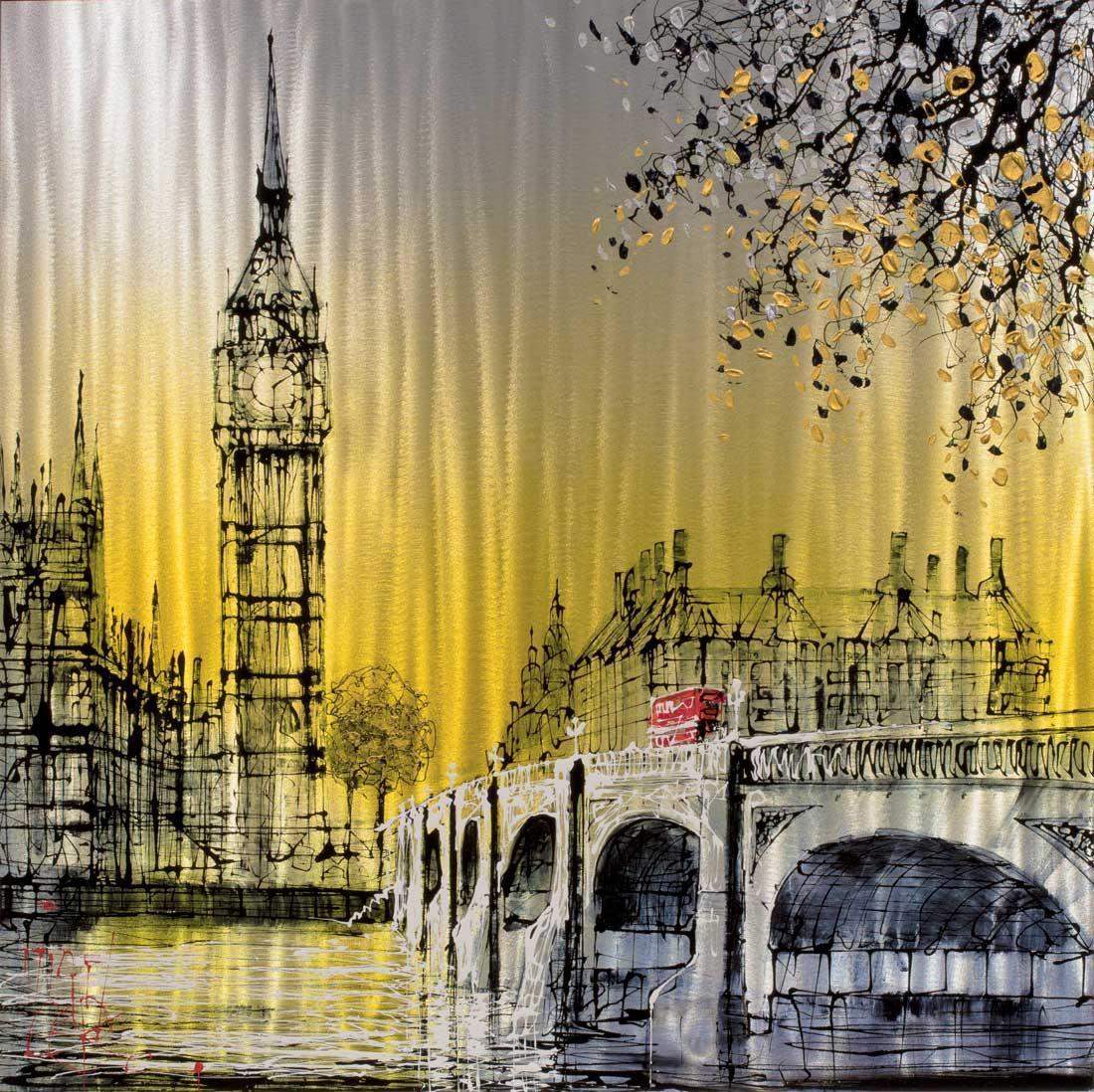 A Trip Into Town - SOLD by artist Nigel Cooke - Wyecliffe Galleries