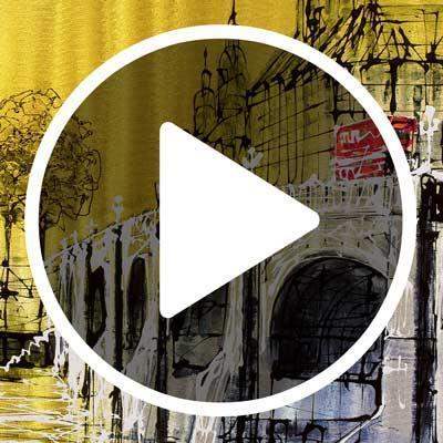 A Trip Into Town - SOLD by artist Nigel Cooke - Wyecliffe Galleries