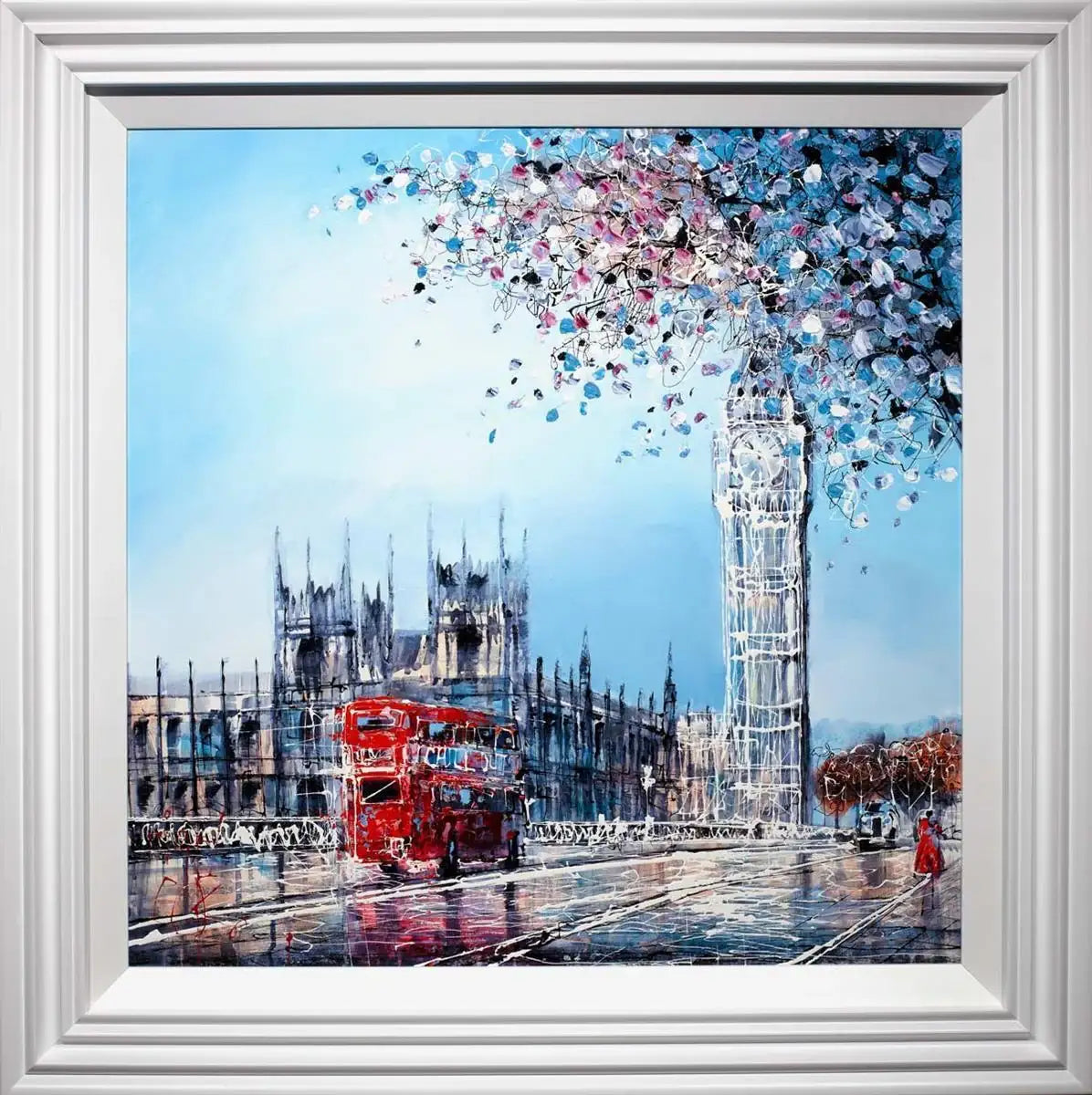 A Winter Walk - Original - SOLD by artist Nigel Cooke - Wyecliffe Galleries