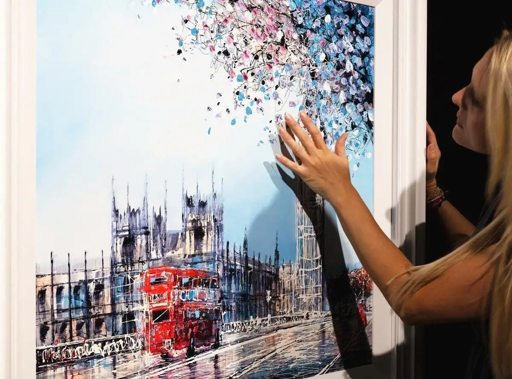 A Winter Walk - Original - SOLD by artist Nigel Cooke - Wyecliffe Galleries