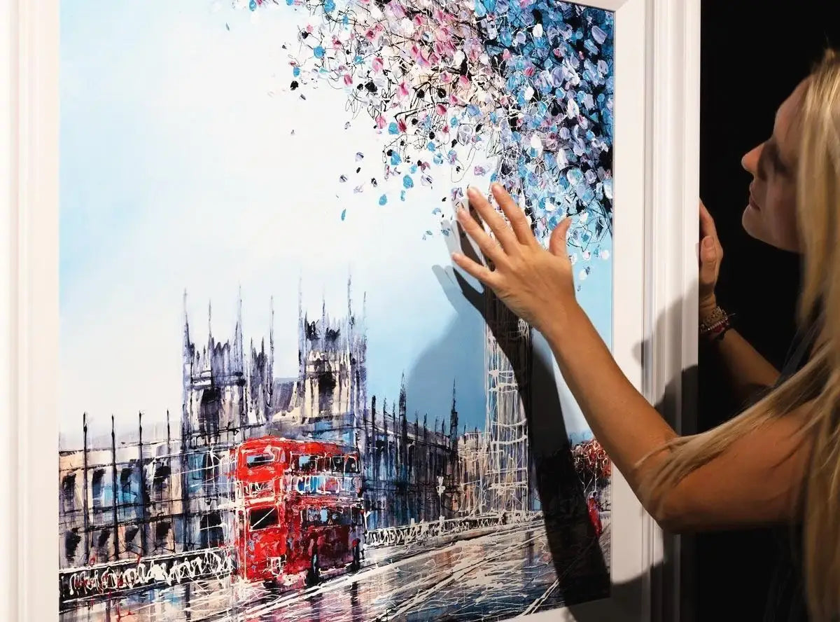 A Winter Walk - Original - SOLD by artist Nigel Cooke - Wyecliffe Galleries