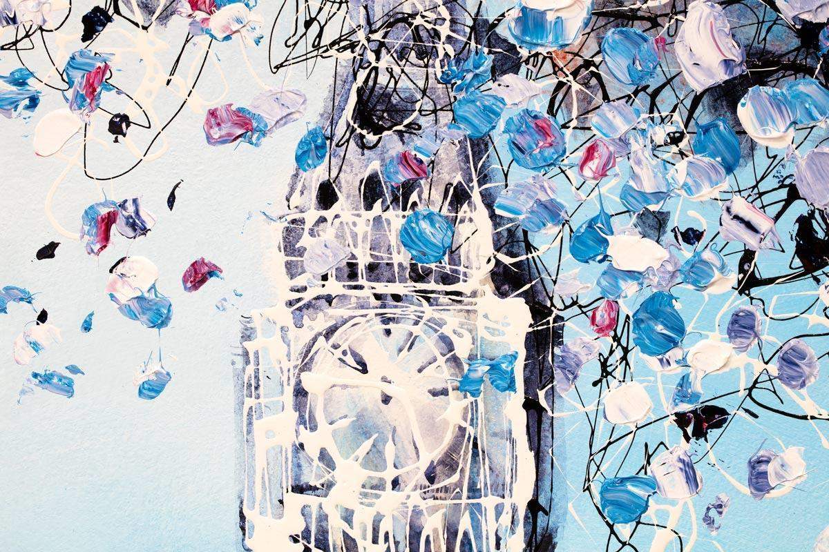 A Winter Walk - Original - SOLD by artist Nigel Cooke - Wyecliffe Galleries