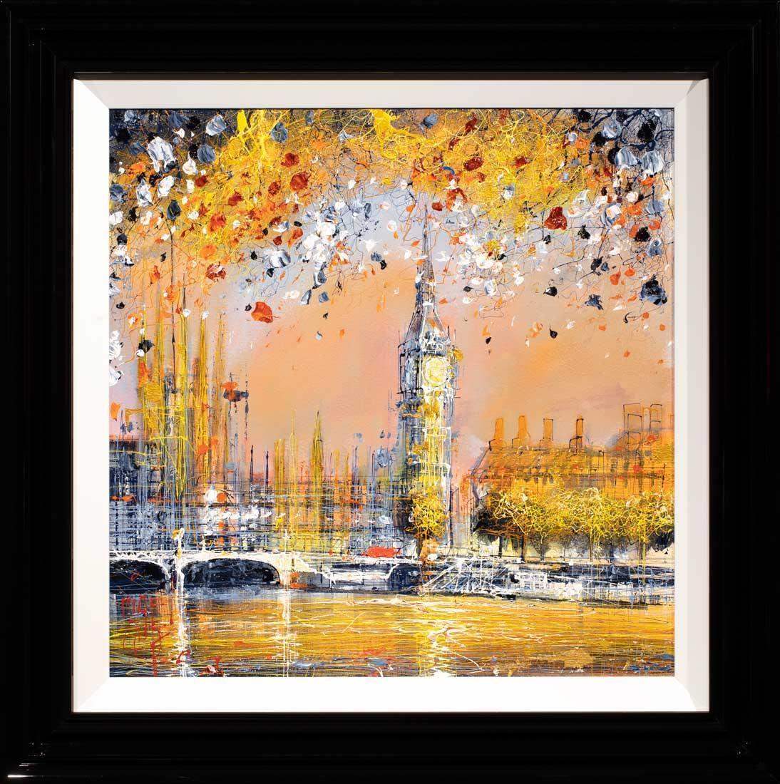 Across The Thames - Original - SOLD by artist Nigel Cooke - Wyecliffe Galleries