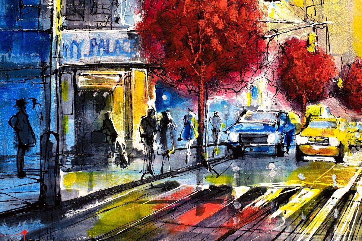 Afterglow - Original - SOLD by artist Nigel Cooke - Wyecliffe Galleries