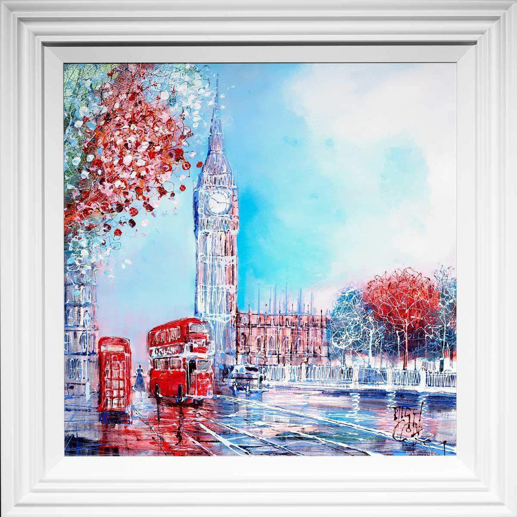 Approaching Dusk - Original - SOLD by artist Nigel Cooke - Wyecliffe Galleries